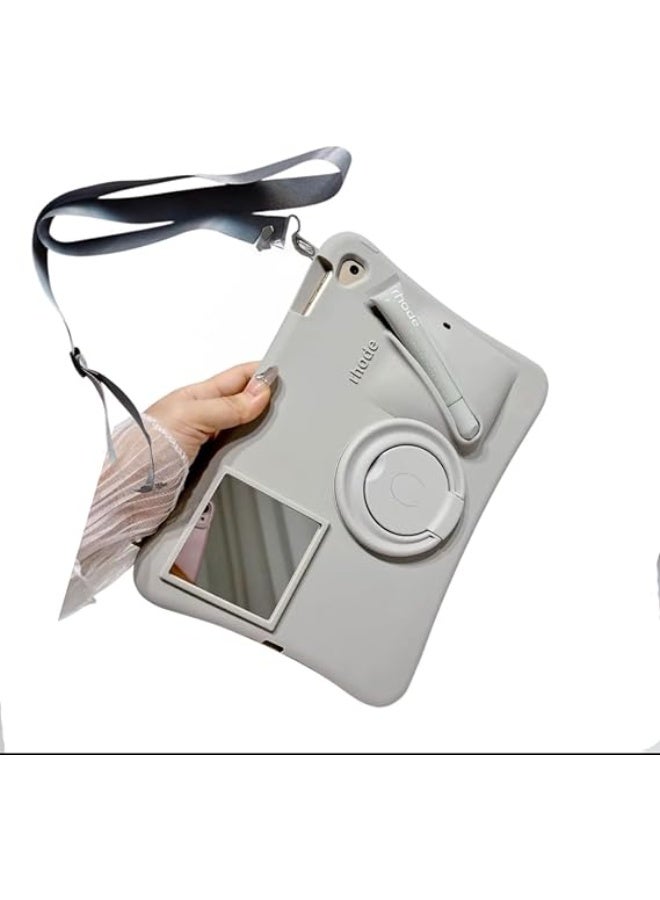 rhode 3D Lipstick Make-up Silicone Case For iPad 6th/5th Generation Case (9.7-inch, 2018/2017), iPad Pro 9.7 inch 2016, Air 2 / Air 1 Gen (lip Gloss + Rope included) - Image 2